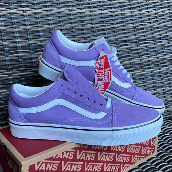 Vans Old Skool Chalk Violet/True White MENS - Picture 2 of 16